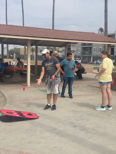 Games at the Oceanside Harbor Beach